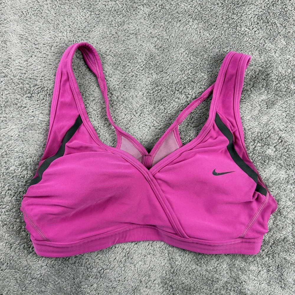 Nike Fit Sports‎ Bra Wire Free Womens Small Pink